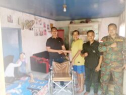 Aksi Nyata GRIB Jaya PAC Cikidang: Sambangi Rumah Kang Nana dan Serahkan Kursi Roda Pasca-Operasi