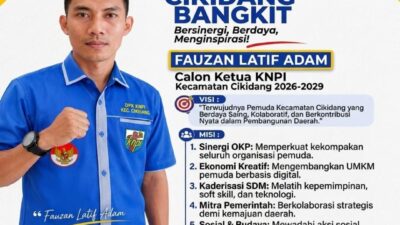 Bursa Pemilihan Ketua KNPI Cikidang Menghangat, Fauzan Latif Adam Siap Maju Bawa Visi “Pemuda Bangkit”