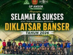 Sukses Gelar Diklatsar Banser 2026 di Pantai Minajaya, Ketua GP Ansor Cikidang Sampaikan Apresiasi Tinggi
