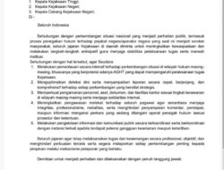 Beredar Surat Rahasia Kejagung: Perintahkan Jajaran Tingkatkan Kewaspadaan Terkait Perkembangan Situasi Nasional