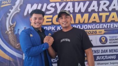 Ketua PAC Demokrat Kecamatan Kalapanunggal Ariana Supriatna Sampaikan Ucapan Selamat Atas Terpilihnya Ketua KNPI Bojonggenteng 