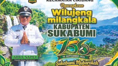 Pemerintah Desa Tamansari Sampaikan Ucapan Selamat Hari Jadi Kabupaten Sukabumi ke-156