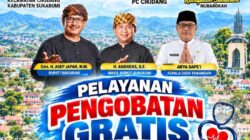 Pemerintah Desa Tamansari Gandeng 234 Solidarity Community Gelar Pelayanan Pengobatan Gratis Sambut Hari Jadi Kabupaten Sukabumi ke-156