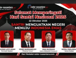 Hari Santri Nasional 2026, Fauzan Latif Adam: Santri Harus Menjadi Kekuatan Menuju Indonesia Emas