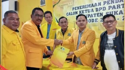 Asep Japar Resmi Daftar Calon Ketua DPD Partai Golkar Kabupaten Sukabumi Periode 2026–2031