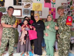 Senyum Anak-Anak PAUD Mawar X Warnai Kunjungan Tim Wasev TMMD ke-130, Kades Mekarjaya Sampaikan Apresiasi